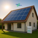 [PV-3KW-BAT5KW-RES] Impianto Fotovoltaico 3KW + batteria 5KW installato con formula chiavi in mano