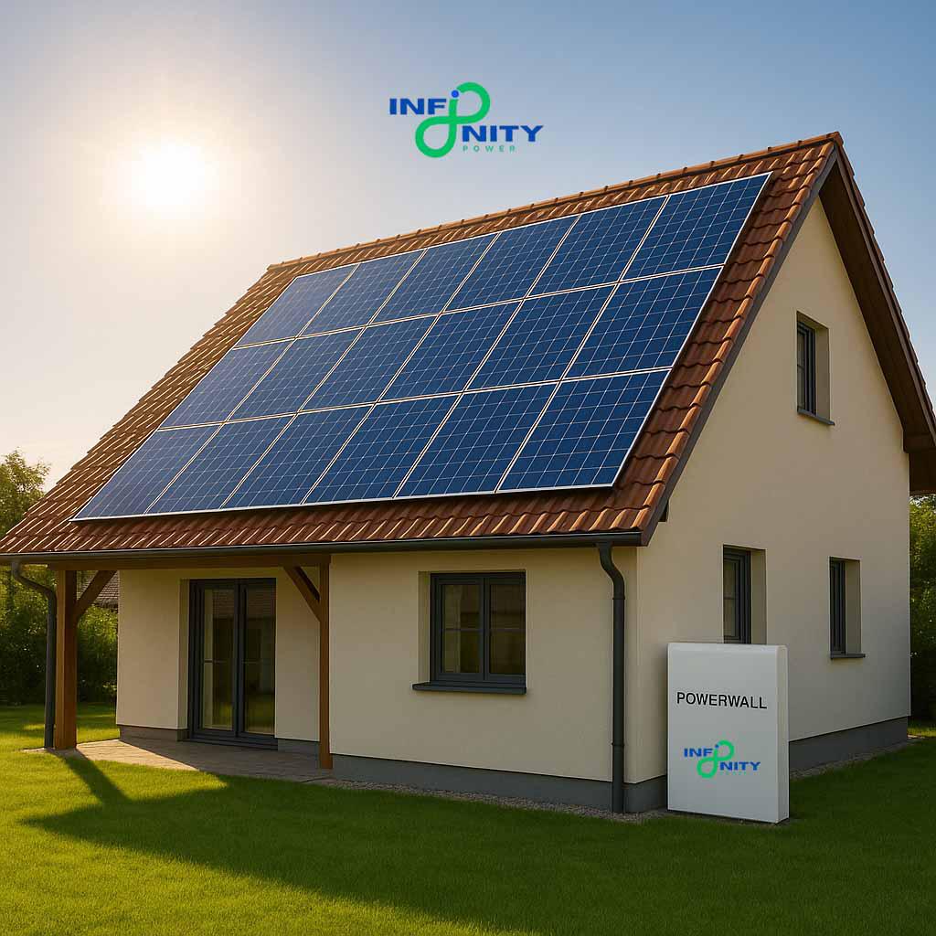 Impianto Fotovoltaico 6KW + batteria 10KW installato con formula chiavi in mano