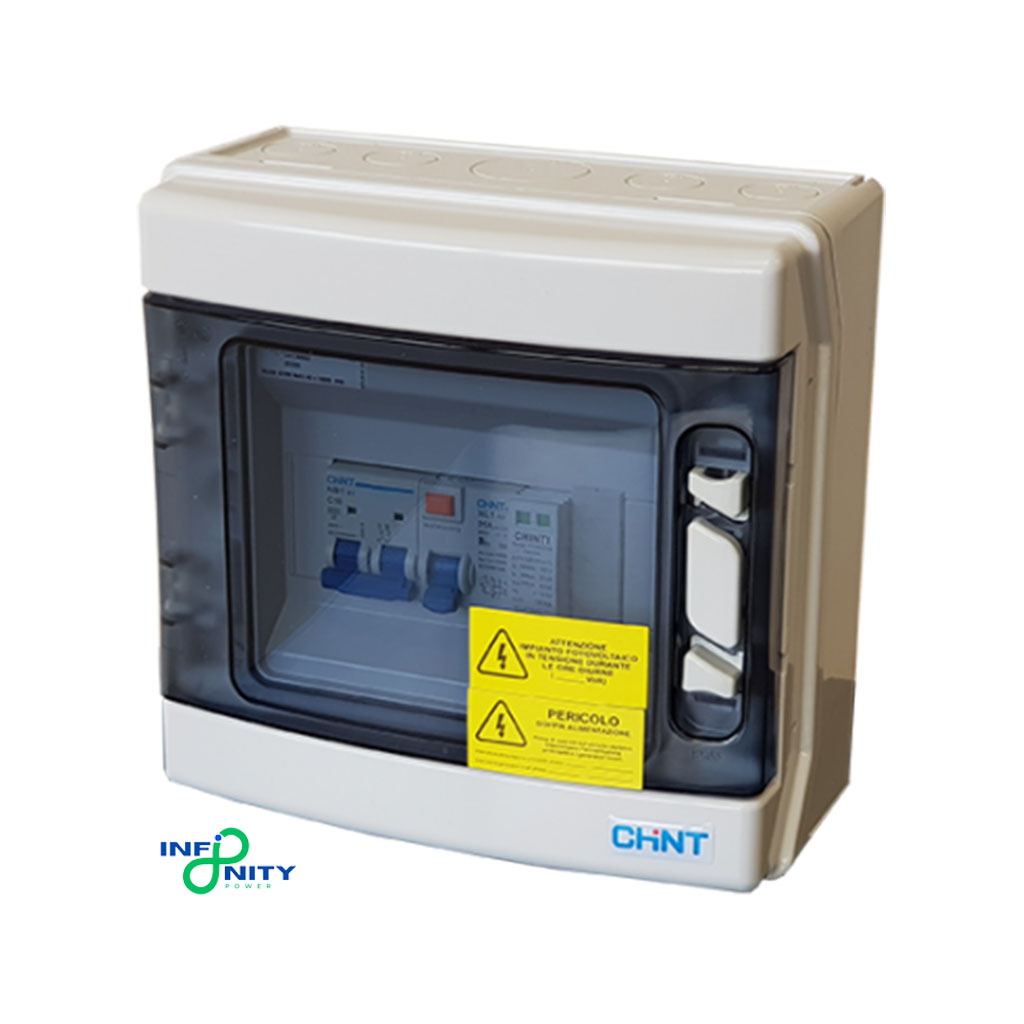 [MM050] Quadro dc – 2 ingressi 2 uscite 600v con sezionatore