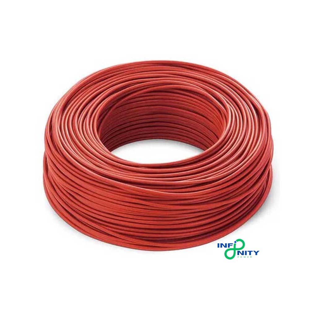 [FG21M-6MM-R] Cavo solare 6mmq rosso per impianti fotovoltaici 
