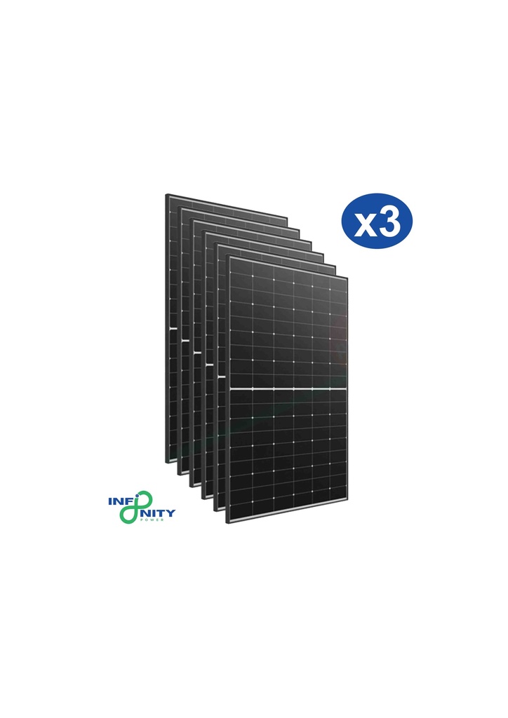 [3XLR5-54HTH-430M] Set 3 moduli fotovoltaici longi solar 430w hi-mo 6m explorer lr5-54hth-430m