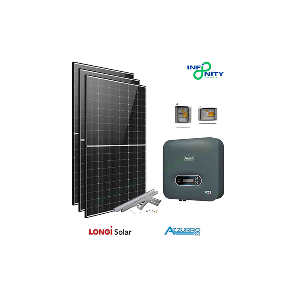 [K6LOZC-C] Kit fotovoltaico 6.1 kw longi solar – zcs